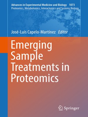cover image of Emerging Sample Treatments in Proteomics